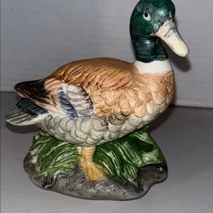 Vintage UOGC Ceramic Duck Figurine 5”